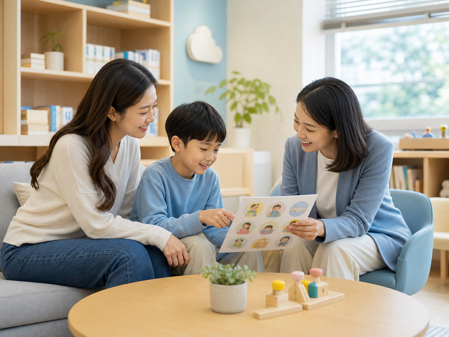 아이와 보호자 상담